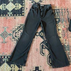 Black Levi Strauss 70’s high rise flare Jeans